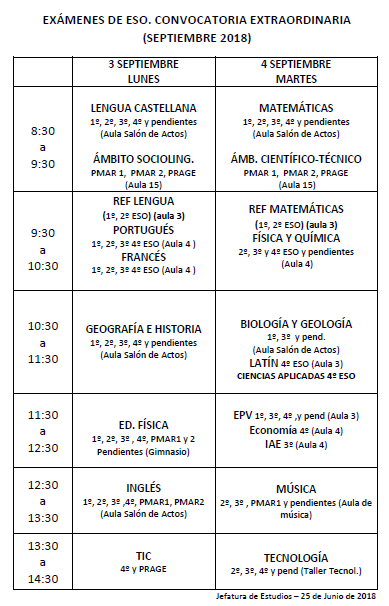 Septiembre ESO