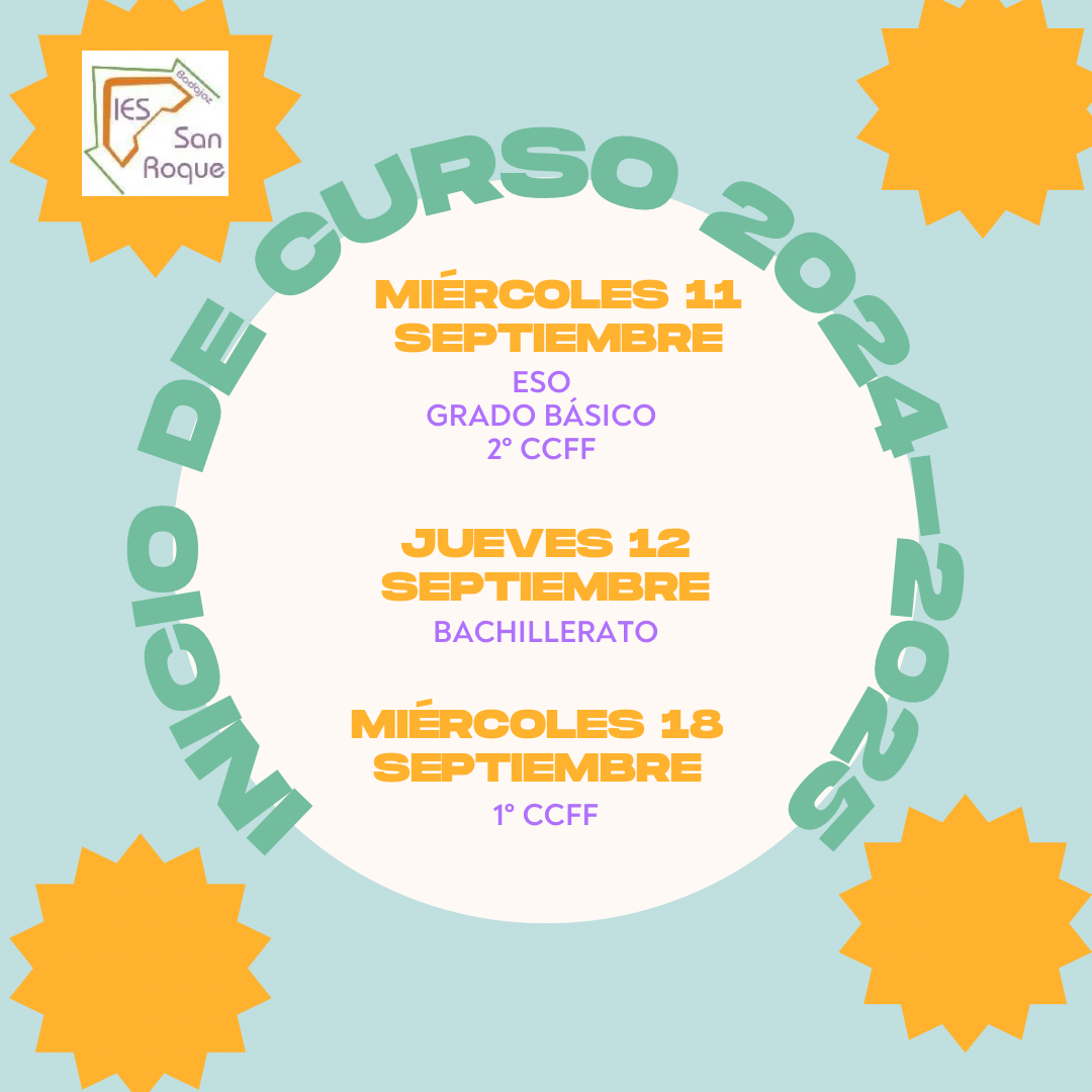 Azul Amarillo Geomtrico Fechas de Inicio Post de Instagram