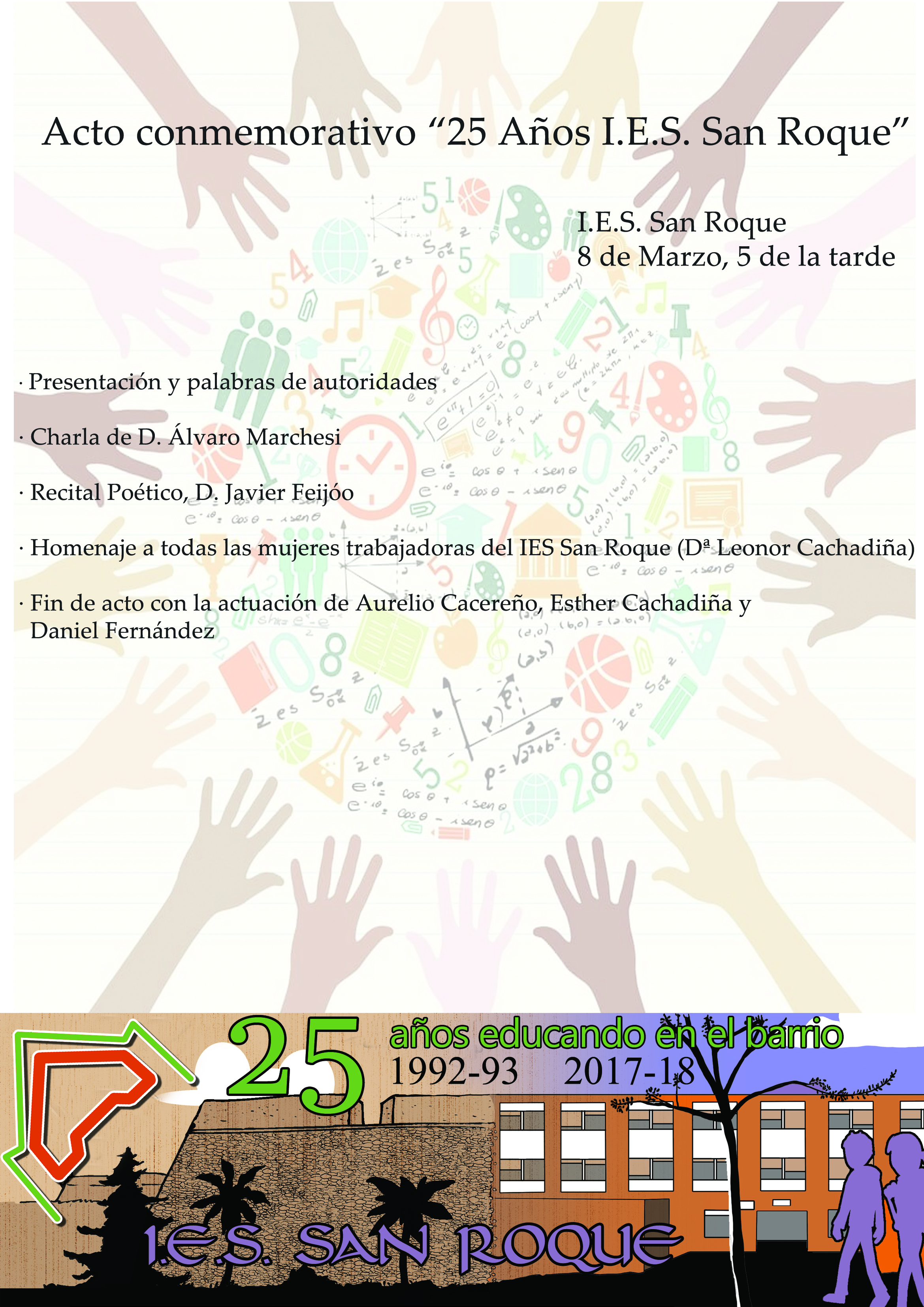 cartel charla 25 aniversario